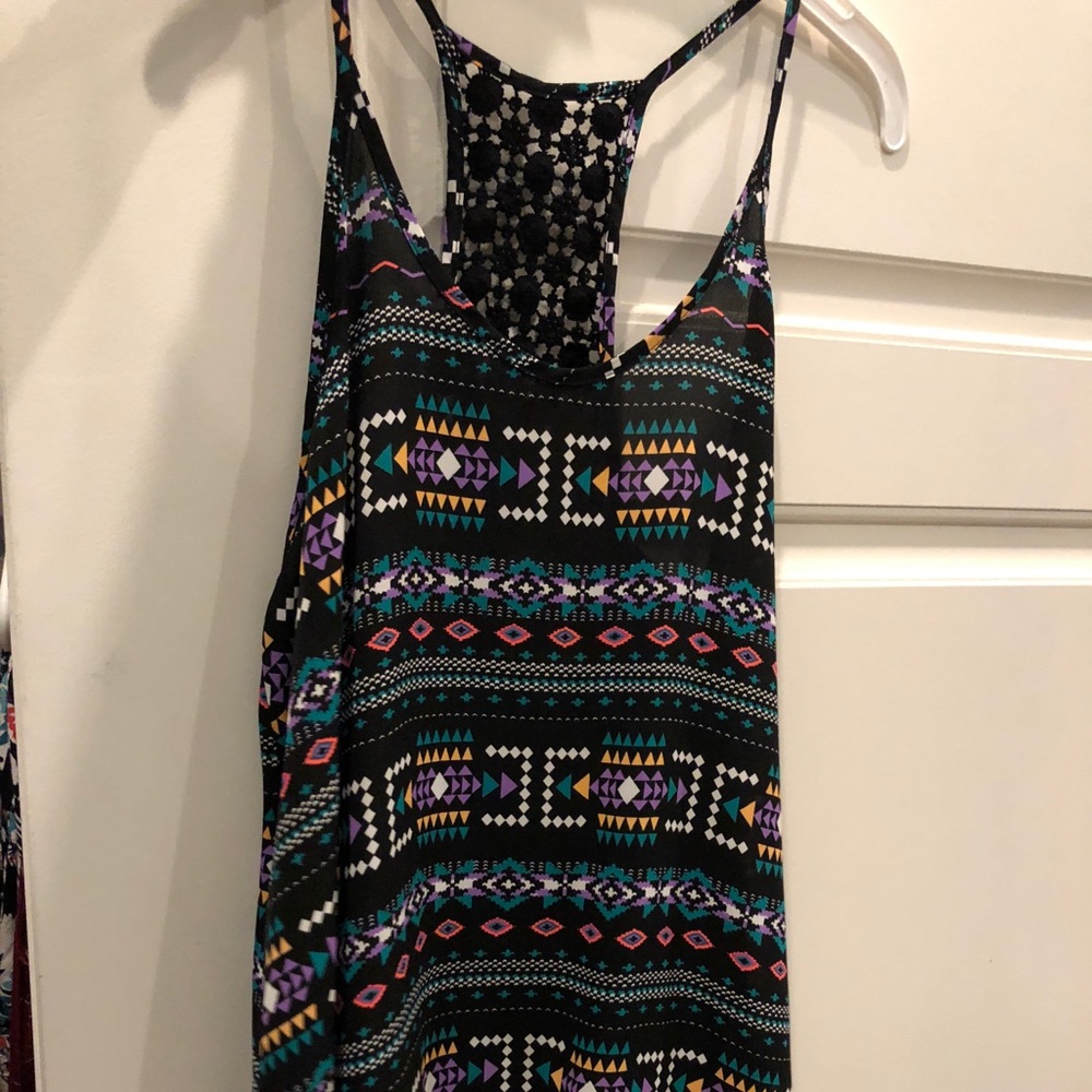 Cute multi color tank top